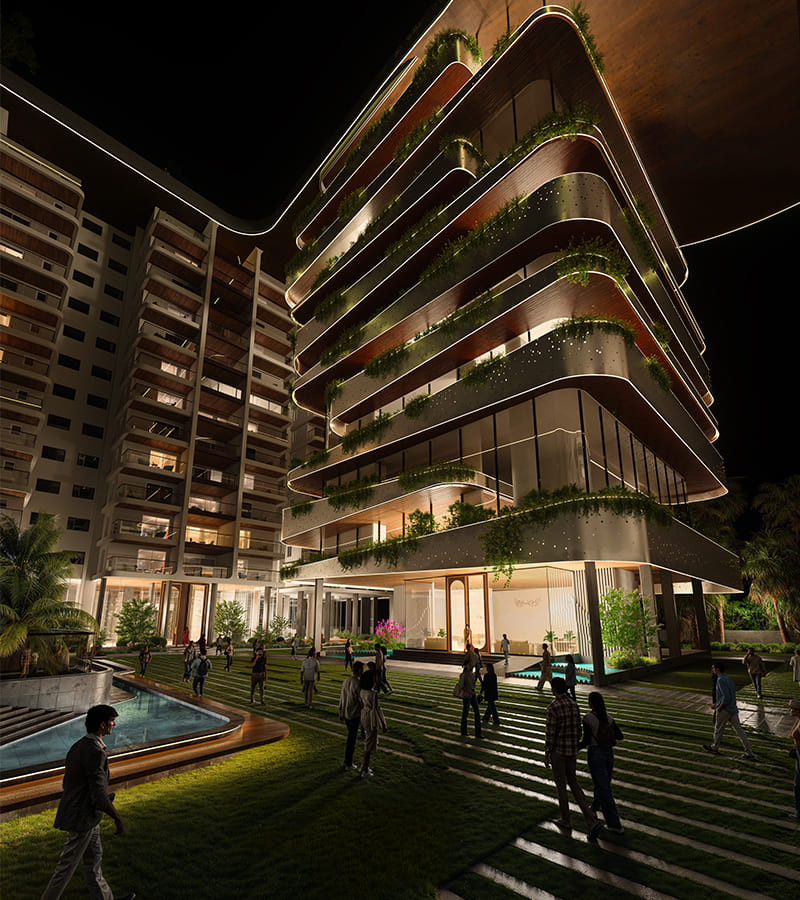 Clubhouse front closeup